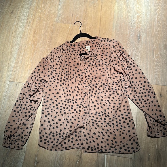 EUC Rebecca Taylor Print Top / Blouse Size XL - Picture 5 of 8